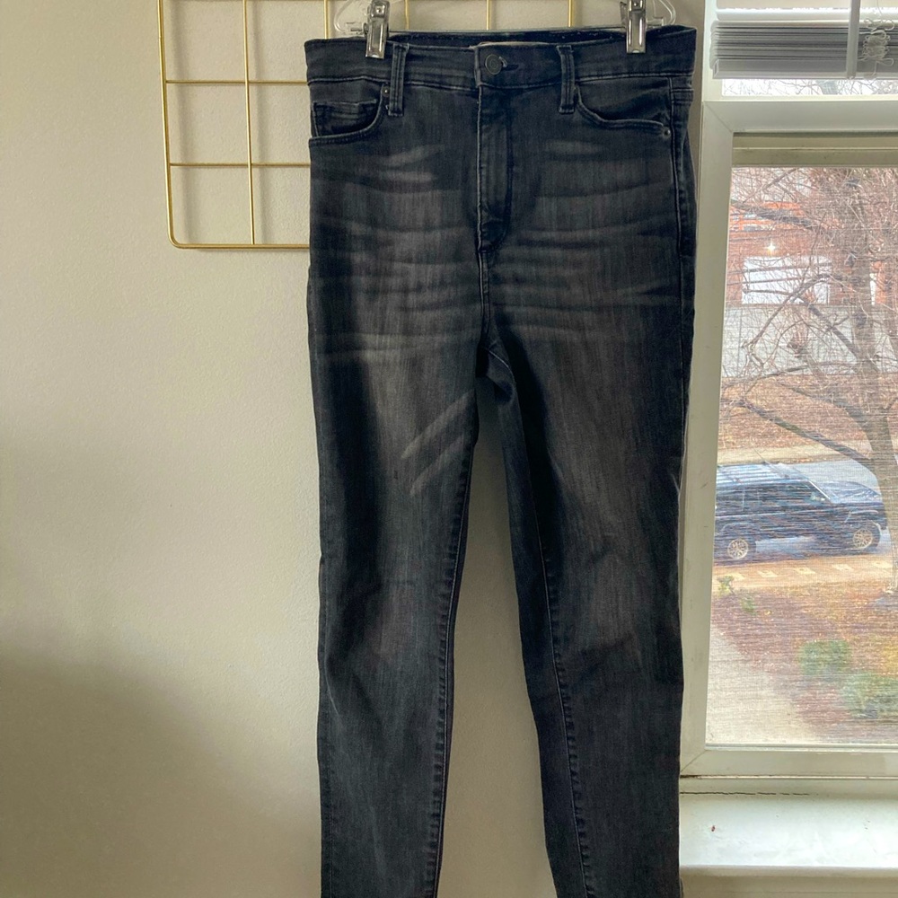 High-waist Gap black skinny jeans